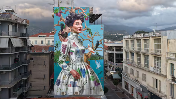 El arte urbano de Grecia llega a la cima: un mural alegórico de Maria Callas es elegido el mejor del mundo